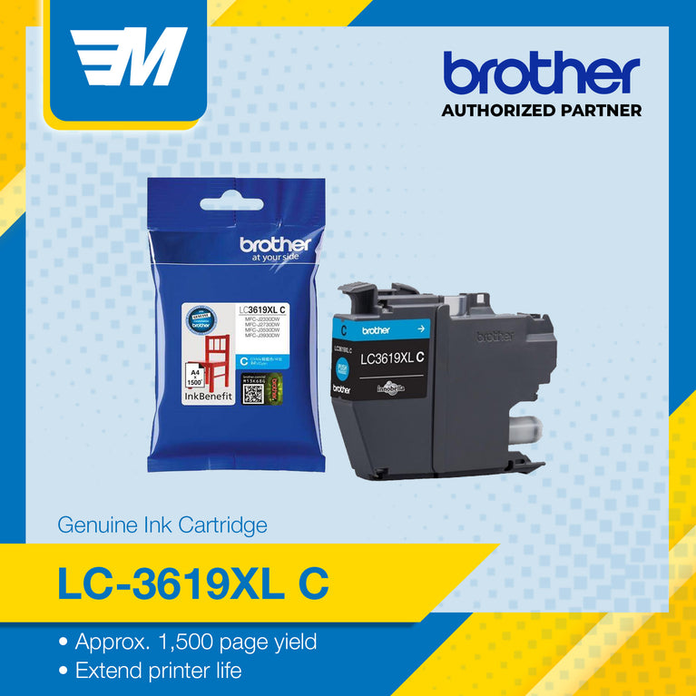 Brother LC3619XLC Cyan Ultra High Yield Inkjet Multi-Function Original