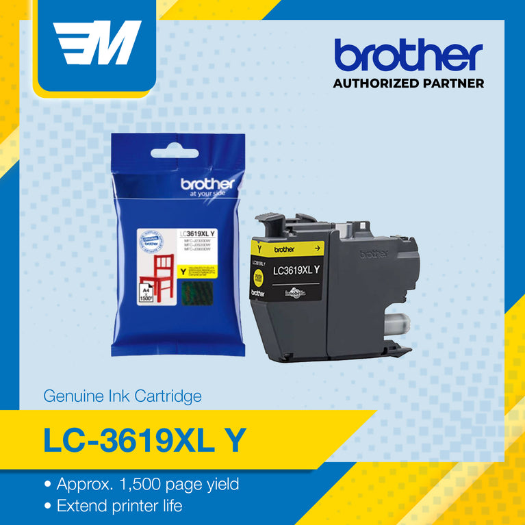 Brother LC3619XLY Yellow Ultra High Yield Inkjet Multi-Function Original