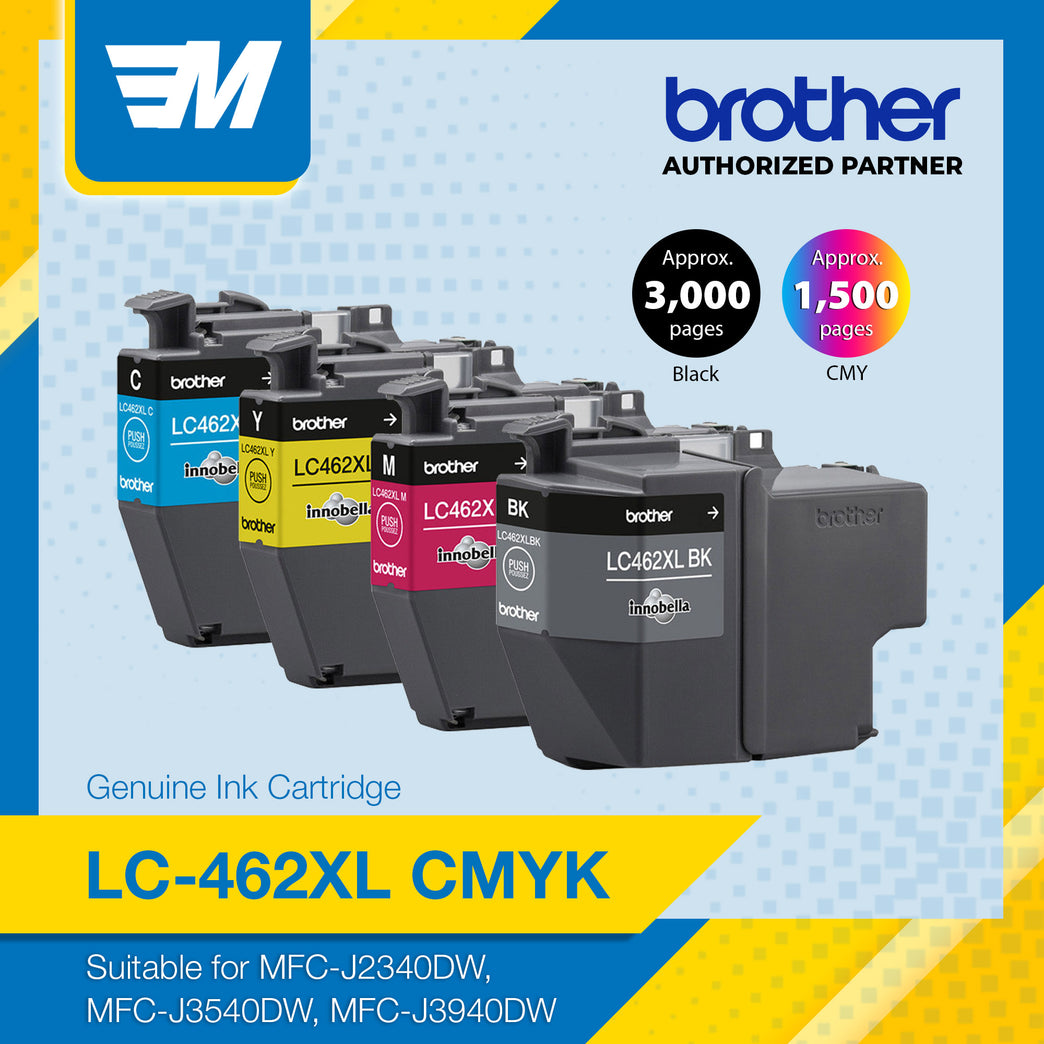 Brother LC-462XL CMYK Set Genuine Ink Cartridge