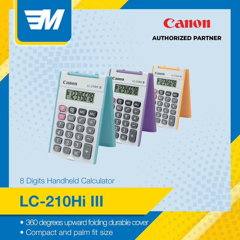 Canon LC-210 Hi lll 8-digits Handheld Calculator