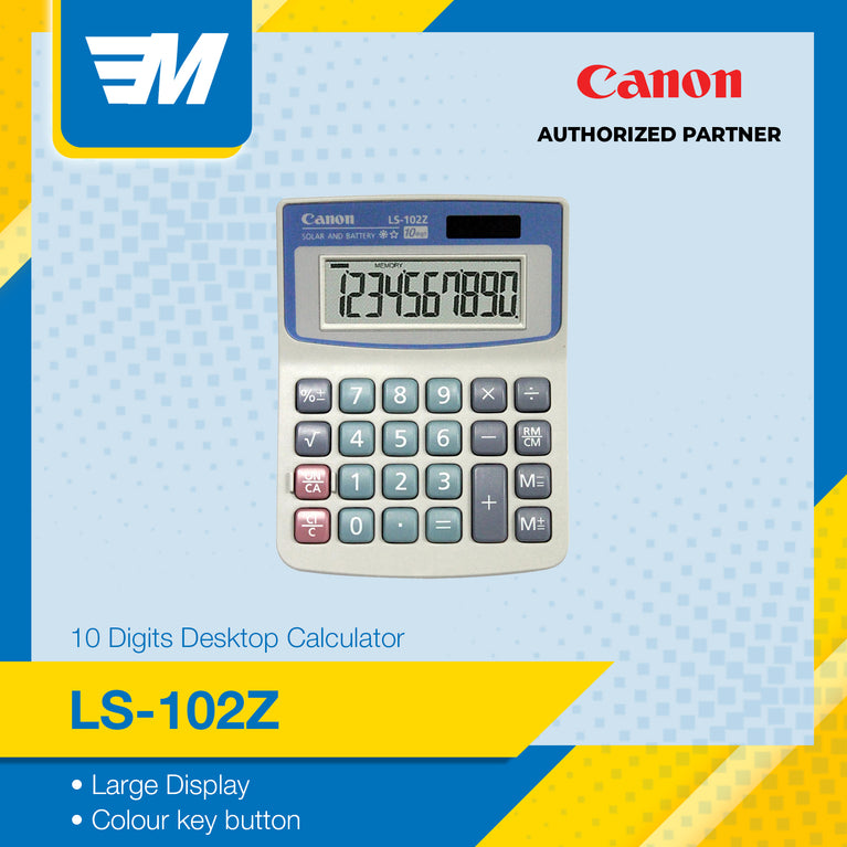 Canon LS-102z Desktop Calculator (10 digits)