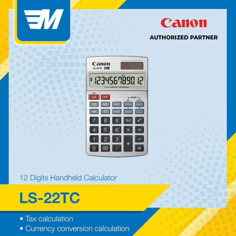 Canon LS-22TC 12-digits Handheld Calculator