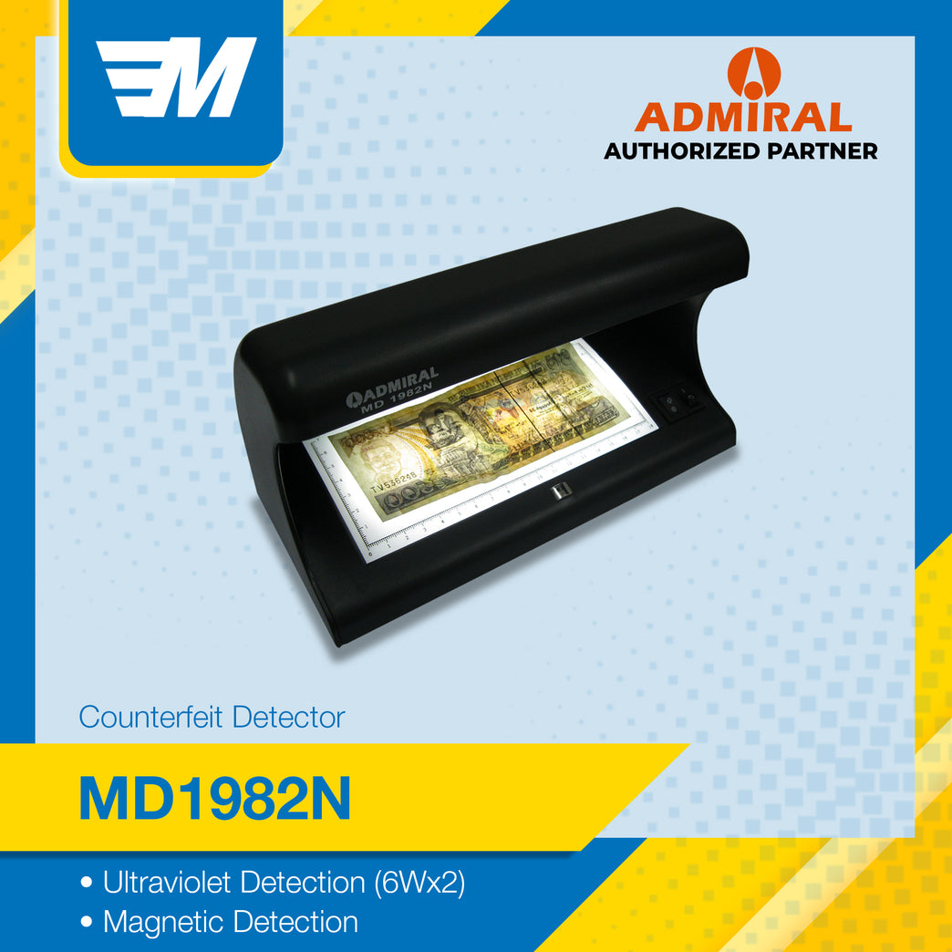 Admiral MD-1982N Desktop Type Counterfeit Detector