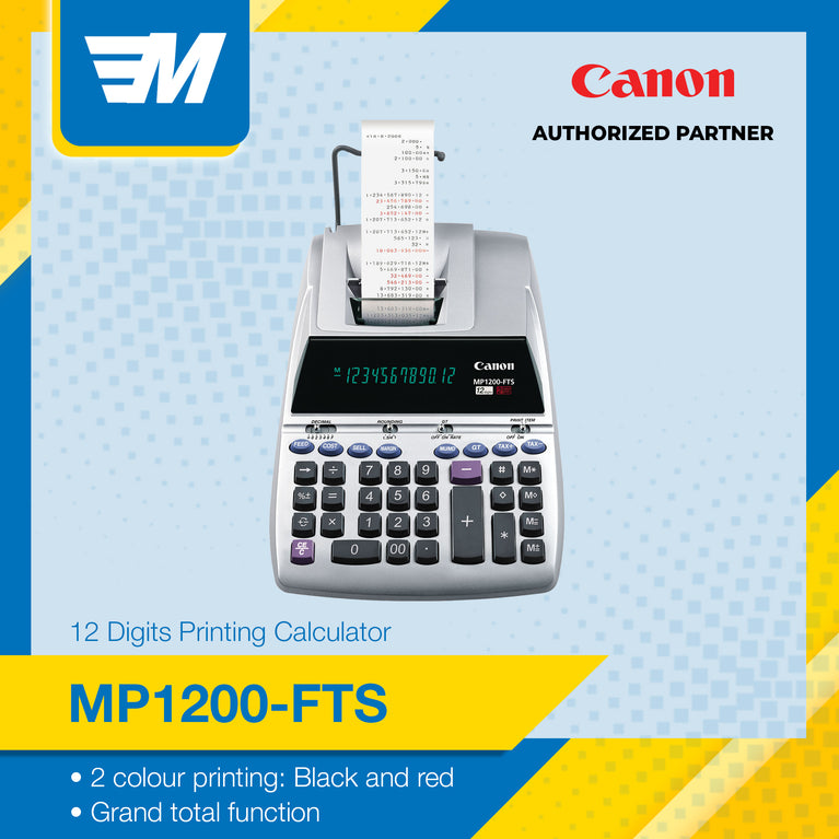 Canon MP1200-FTS 12-digits Printing Calculator