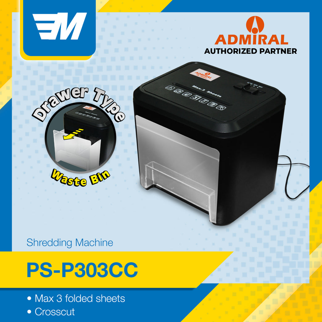 Admiral PS-P303CC Cross Cut Paper Shredder