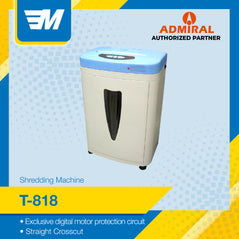 Admiral T-818 Shredding Machines (White)