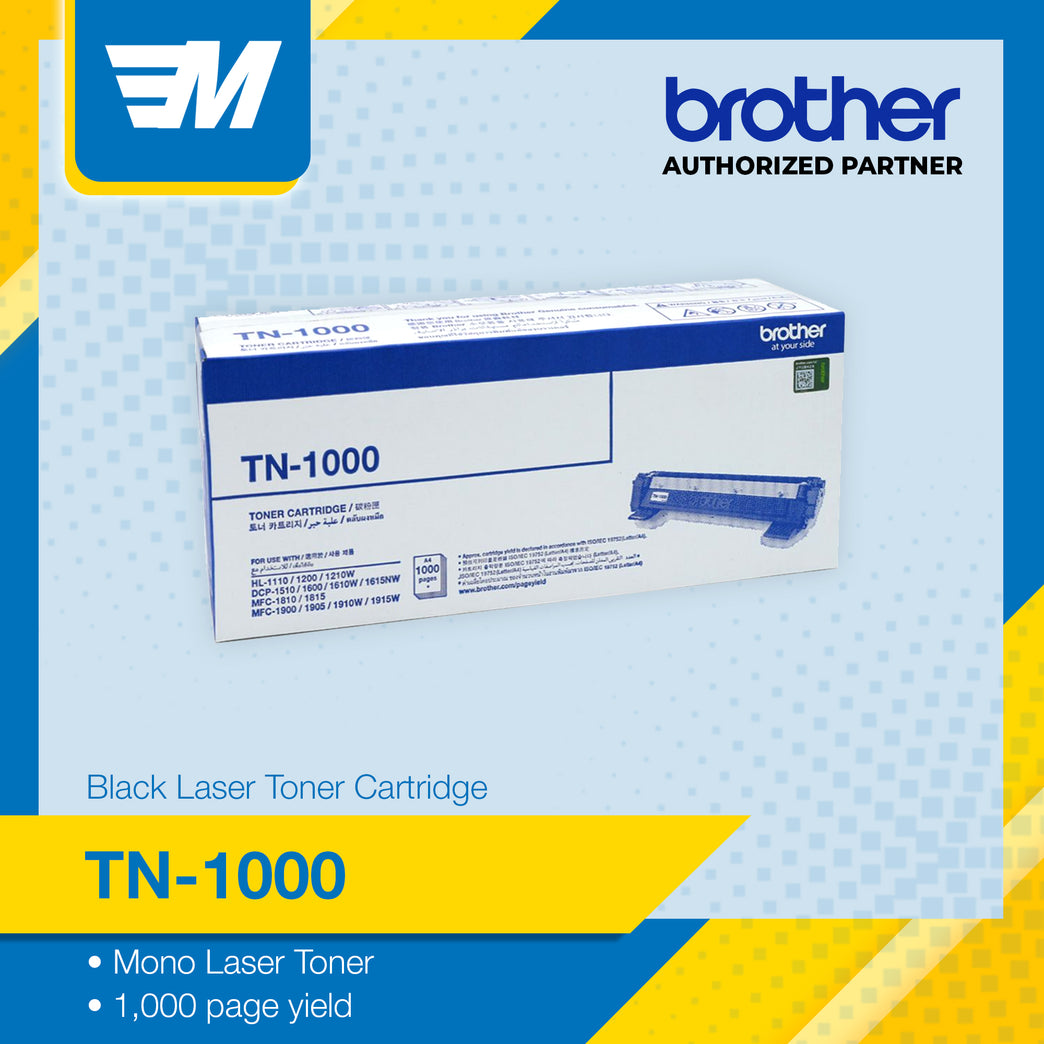 Brother TN-1000 ASA Printer Toner Cartridge Original