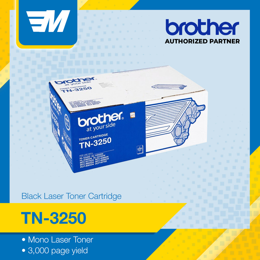 Brother TN-3250 Toner for HL5340D/5350DN/5370DW / 3,000 pages